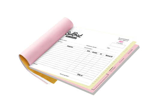 Carnets autocopiants tripli ou Dupli