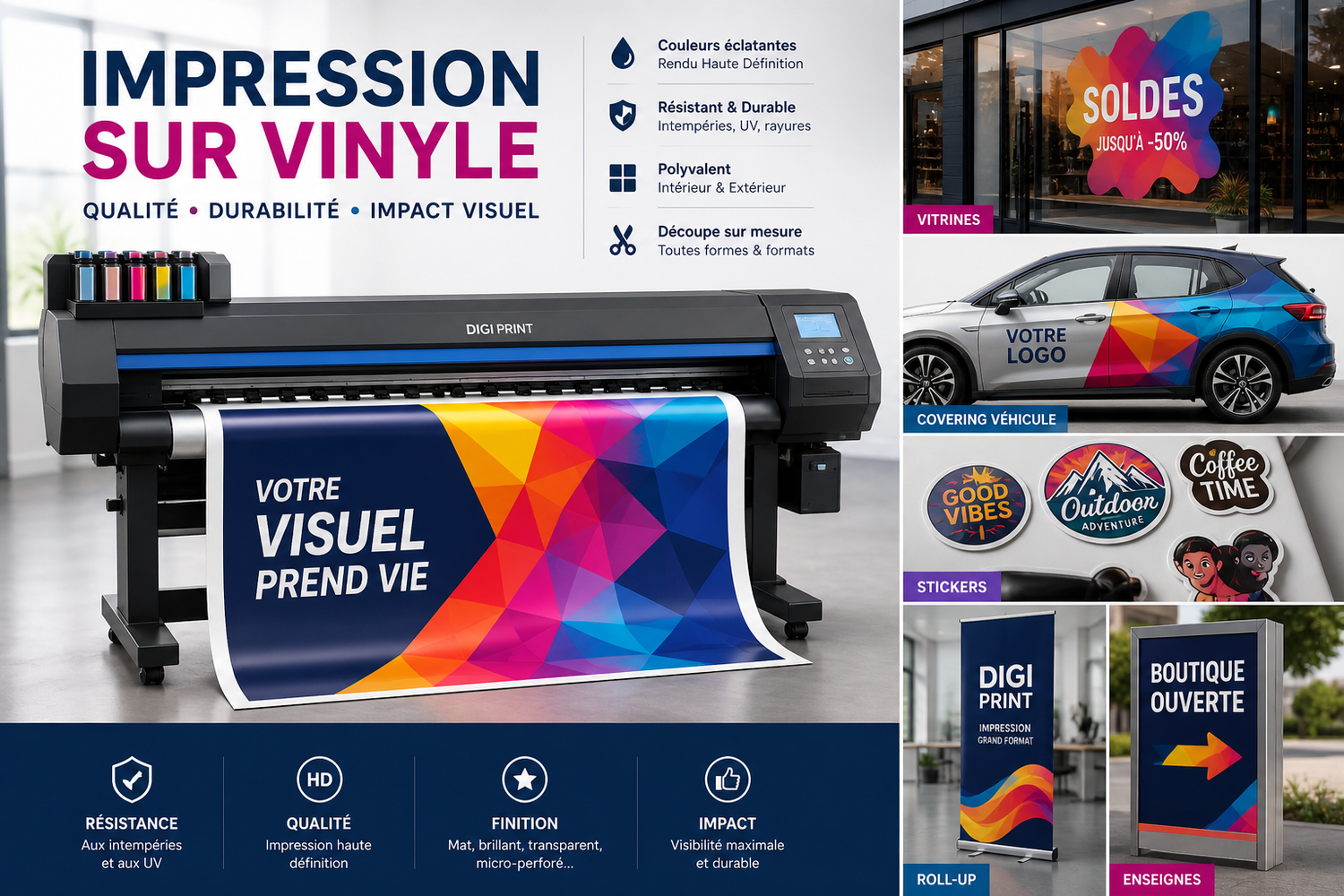 Impression sur vinyle