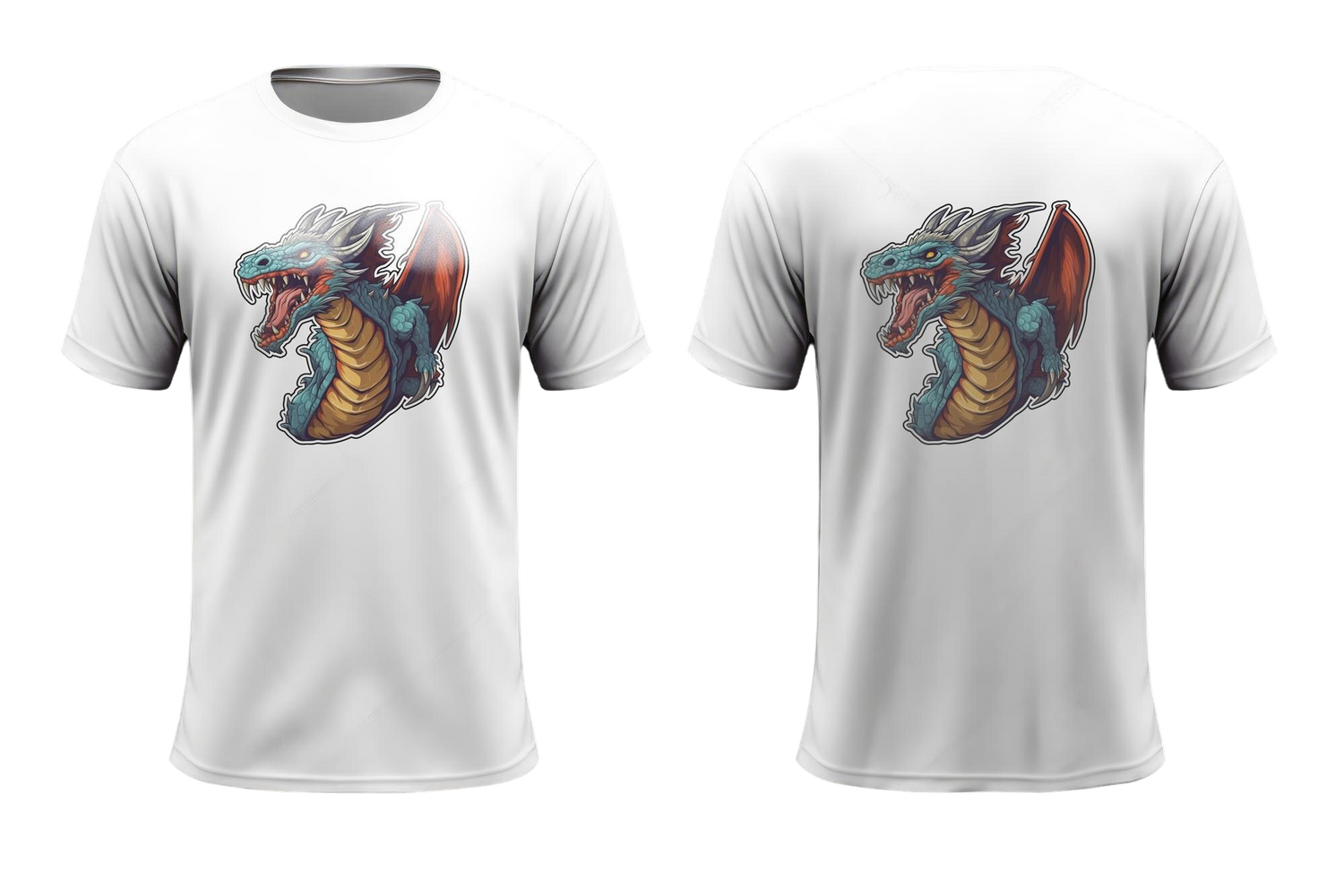 T-shirt blanc personnalisé 190 g/m²
