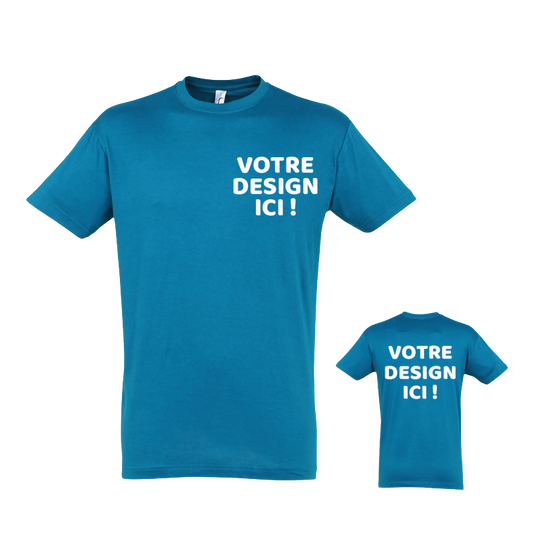 T-shirt couleur personnalisé 150g/m²