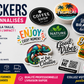 STICKERS PERSONNALISÉS