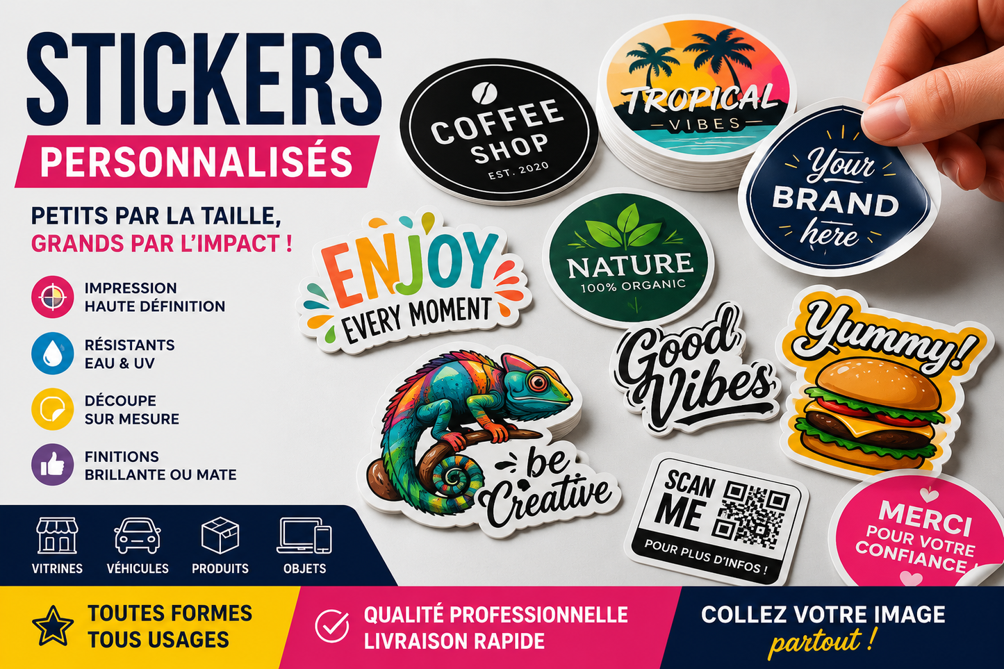 STICKERS PERSONNALISÉS
