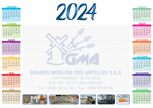 Sous-main A3 personnalisé