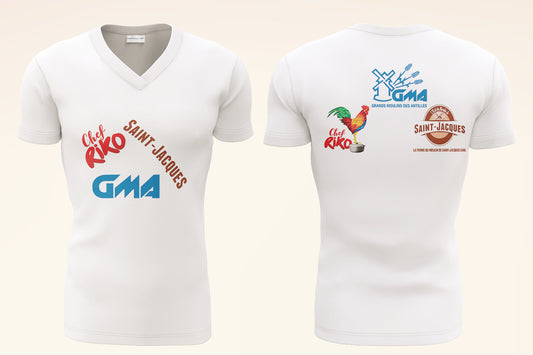 T-Shirt Blanc à manche courte
