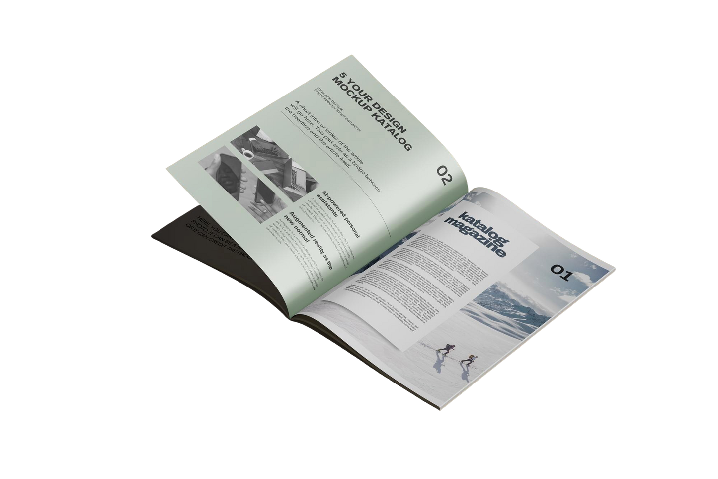 Magazine agrafé