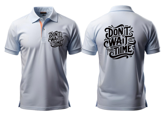 polo blanc coton 190g/m personalisé